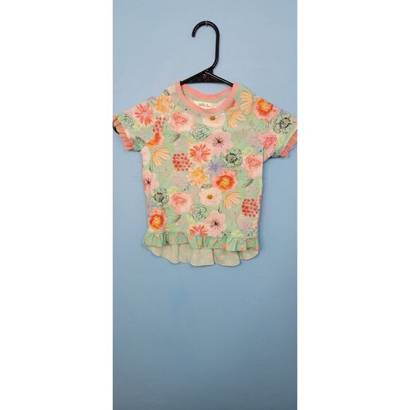 Matilda Jane Other - Girls MATILDA JANE Adventure begins Riding the waves rash guard Swim top size 6